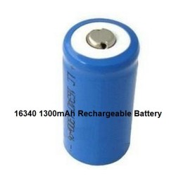 επαναφορτιζόμενη μπαταρία LC 16340  1300 mAh 3.7V